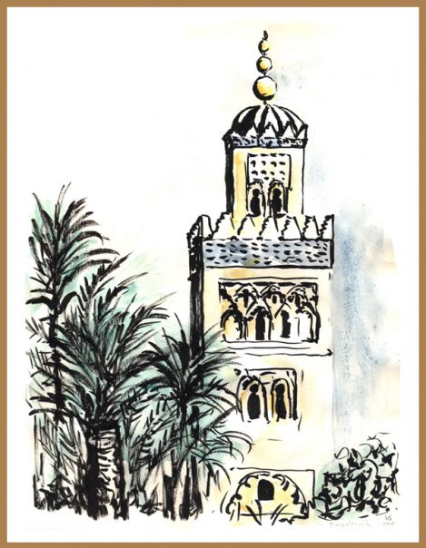 Koutoubia-Moschee, Marrakesch, Marokko