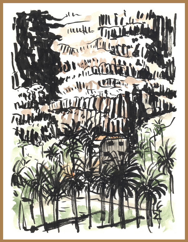 Valle Gran Rey, La Gomera, Illustration